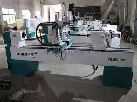 cnc wood lathe machine|4 Axis CNC Lathe Machine for 3D Wood Turning and Milling.